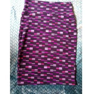Lula Roe size M Cassie Straight Pencil Skirt Women